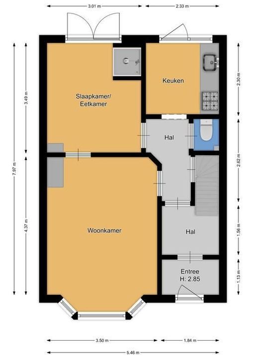 Kleine Drift 112, Hilversum plattegrond-28