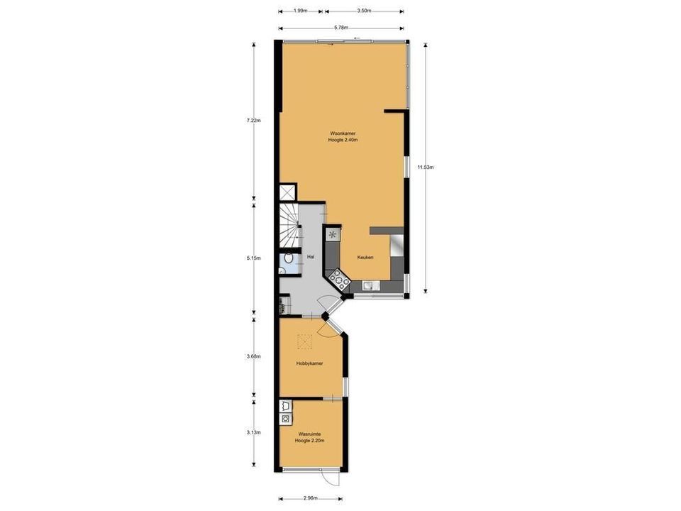 Walgang 4, Naarden plattegrond-24