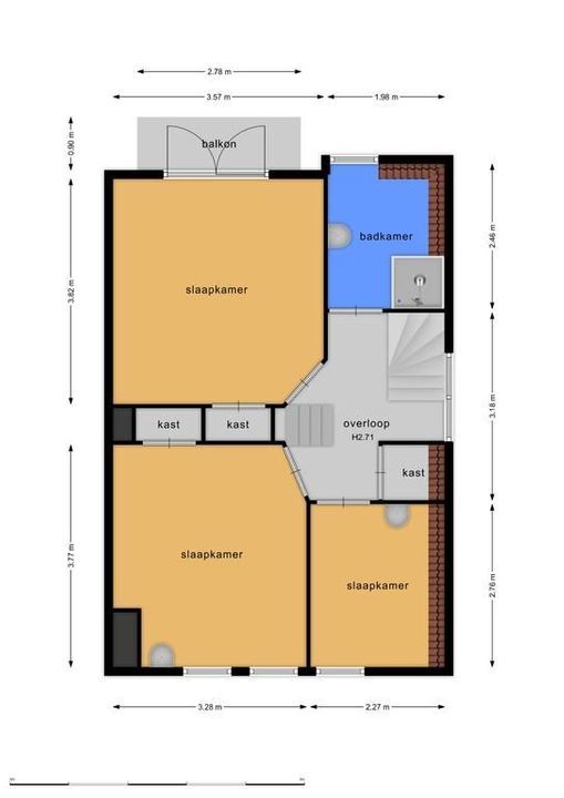 Hugo de Grootstraat 11, Hilversum plattegrond-39