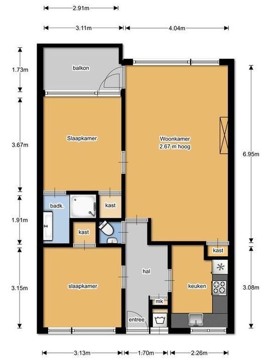 Willem Bontekoestraat 19, Hilversum plattegrond-20