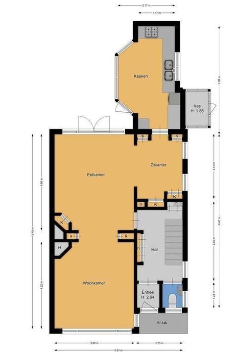 Waltherlaan 31, Bussum plattegrond-40