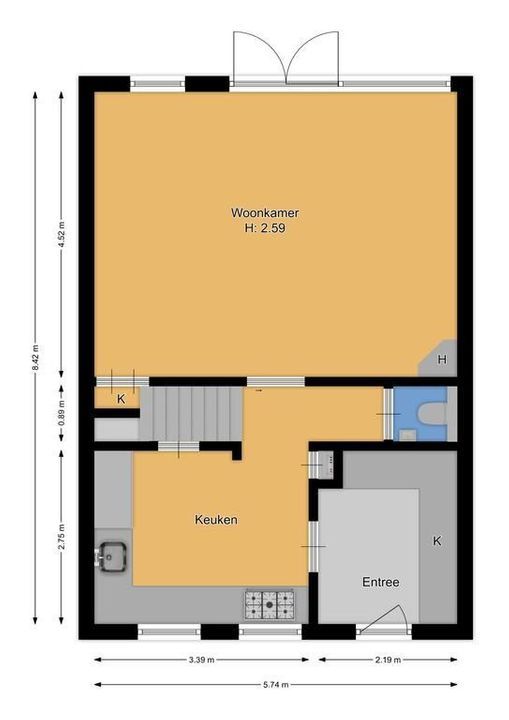 van der Helstpark 9, Muiderberg plattegrond-36