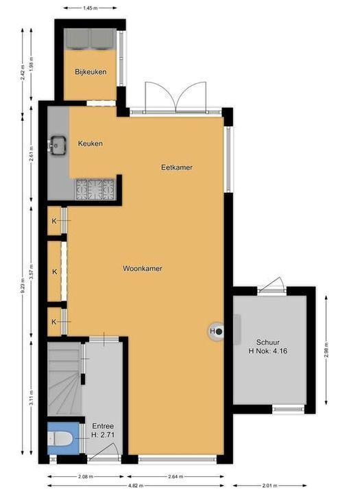 Hendrik Smitstraat 45, Hilversum plattegrond-27