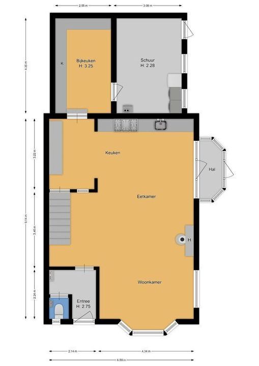 Nieuw-Loosdrechtsedijk 127, Loosdrecht plattegrond-27