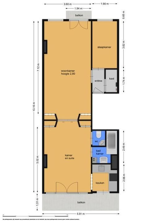 Ceintuurbaan 207 2, Amsterdam plattegrond-14
