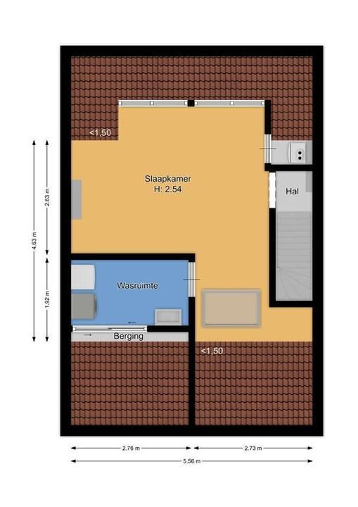 Van Beuningenstraat 3, Hilversum plattegrond-29