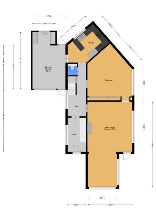 Potgieterlaan 7, Bussum plattegrond-35