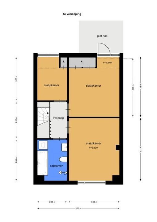 Stadhouderslaan 47, Hilversum plattegrond-32
