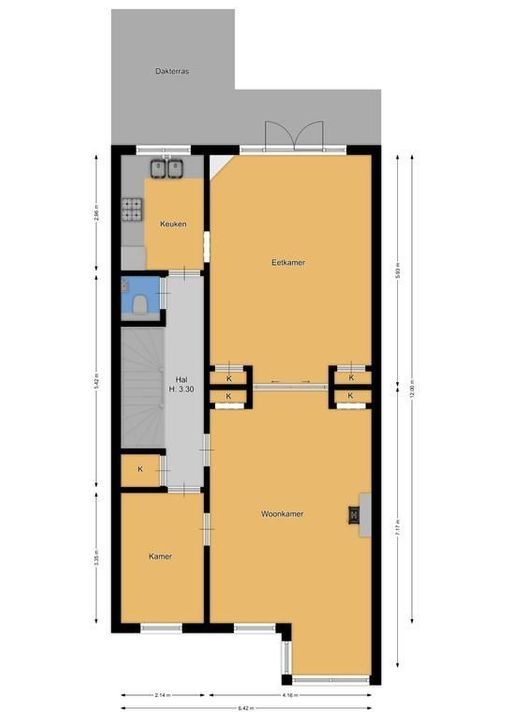 Vaartweg 69 -69A, Hilversum plattegrond-25
