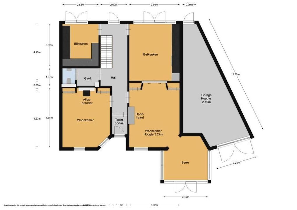 Burgemeester Van Hellenberg Hubarlaan 2, Hilversum plattegrond-47