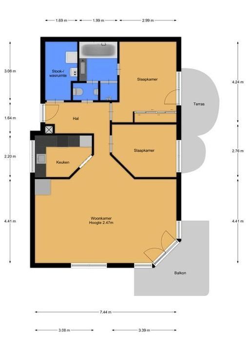 Sumatralaan 2 B, Hilversum plattegrond-27