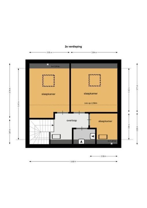 Cornelis van Norrenstraat 1 *, Bussum plattegrond-31