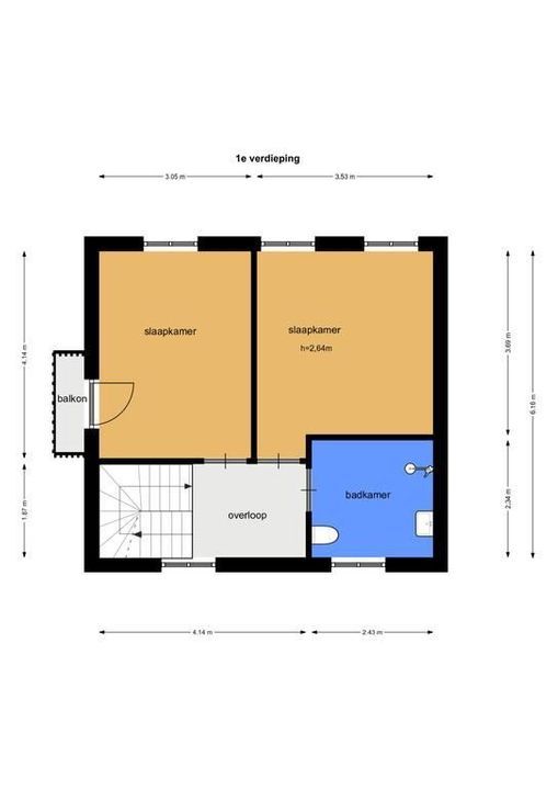 Cornelis van Norrenstraat 1 *, Bussum plattegrond-31