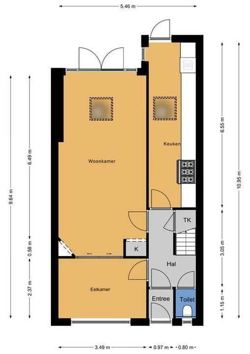 Kamerlingh Onnesweg 7, Hilversum plattegrond-28