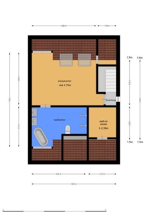 Burgemeester Van Hellenberg Hubarlaan 7, Hilversum plattegrond-41