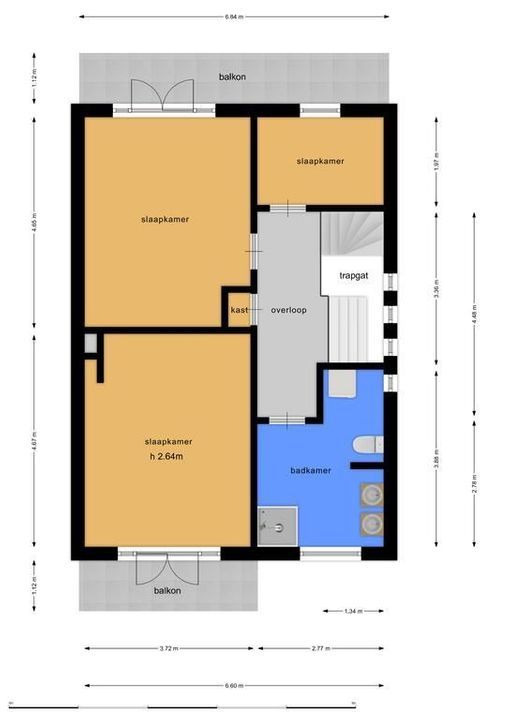 Burgemeester Van Hellenberg Hubarlaan 7, Hilversum plattegrond-41