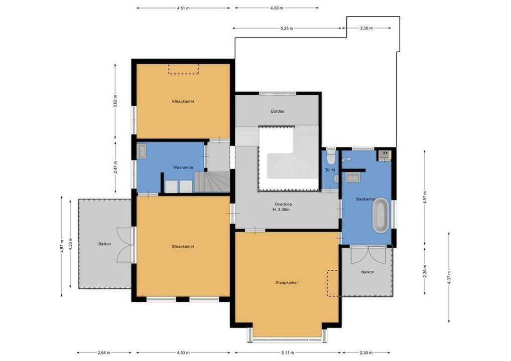 P.C. Hooftweg 5, Hilversum plattegrond-0