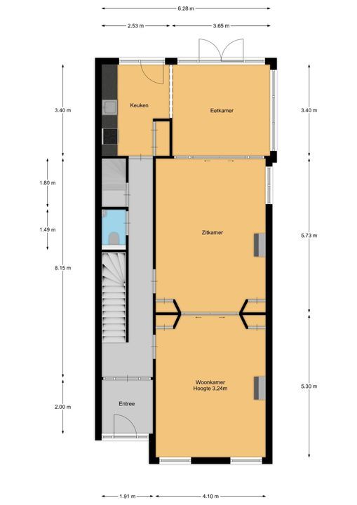 Pauwenstraat 19, Hilversum plattegrond-25