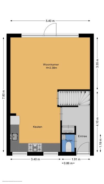 Ruiterstraat 1, Vreeland plattegrond-25