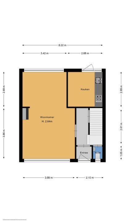 C. Evertsenstraat 21, Hilversum plattegrond-18