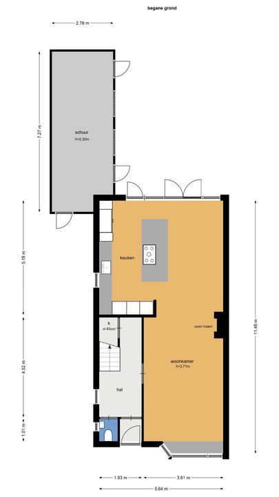 Van Oldenbarneveltlaan 12, Hilversum plattegrond-21