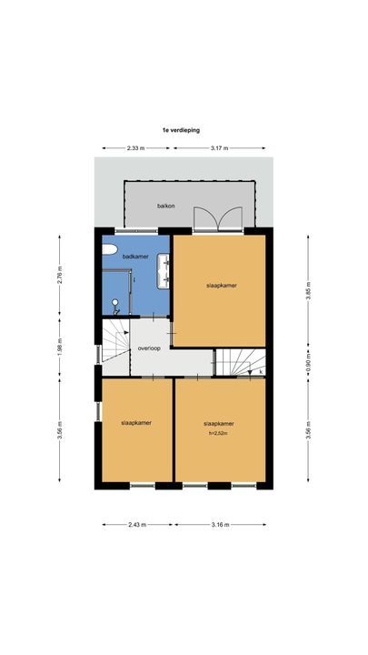 Van Oldenbarneveltlaan 12, Hilversum plattegrond-21