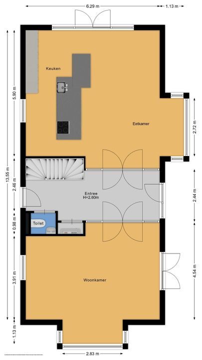 Prieellaan 12, Hilversum plattegrond-53