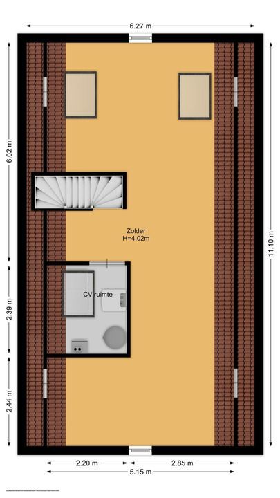 Prieellaan 12, Hilversum plattegrond-53