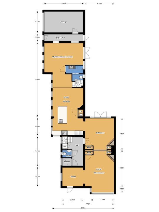 Simon Stevinweg 144, Hilversum plattegrond-55