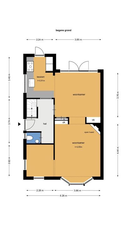 Vondellaan 63, Bussum plattegrond-32