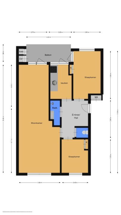 Van Riebeeckweg 154, Hilversum plattegrond-27