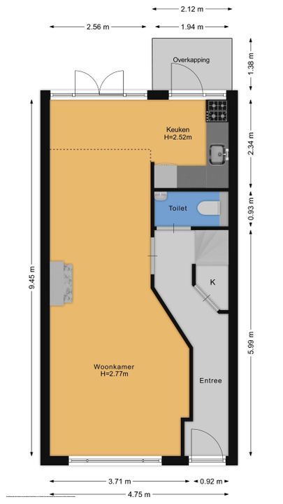 Turfstraat 49, Hilversum plattegrond-42