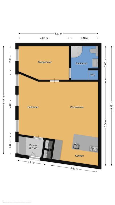 Ruychaverstraat 2 F, Haarlem plattegrond-20
