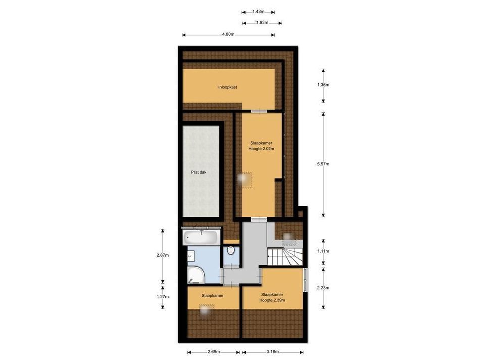 Melkweg 68 A, Laren plattegrond-28