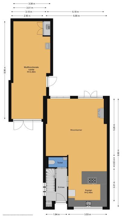 Conradstraat 16, Hilversum plattegrond-36
