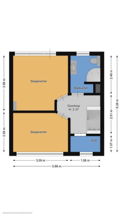 Imkerweg 49, Bussum plattegrond-28