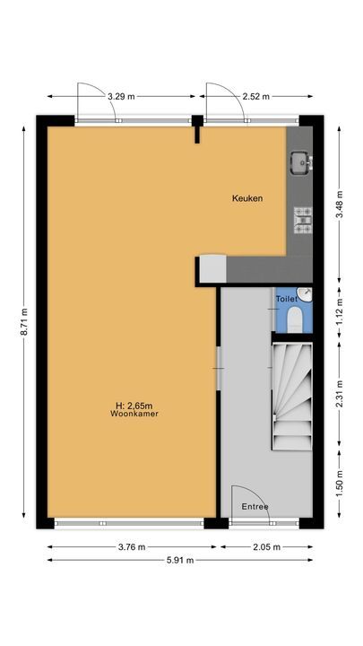 Calvijnhof 11, Hilversum plattegrond-45