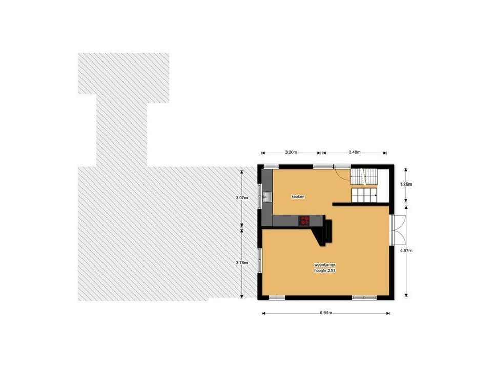 's-Gravelandseweg 192, Hilversum plattegrond-19