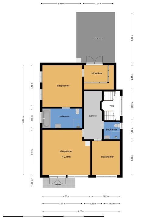 Nimrodlaan 1, Hilversum plattegrond-83