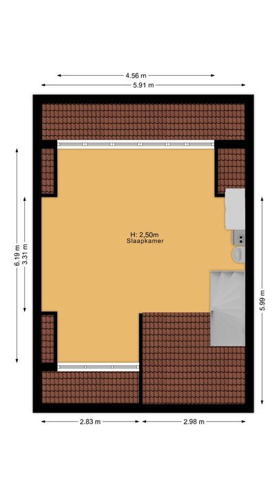 Calvijnhof 6, Hilversum plattegrond-31