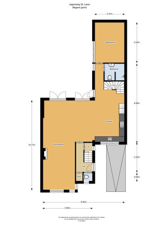 Jagersweg 34, Laren plattegrond-38