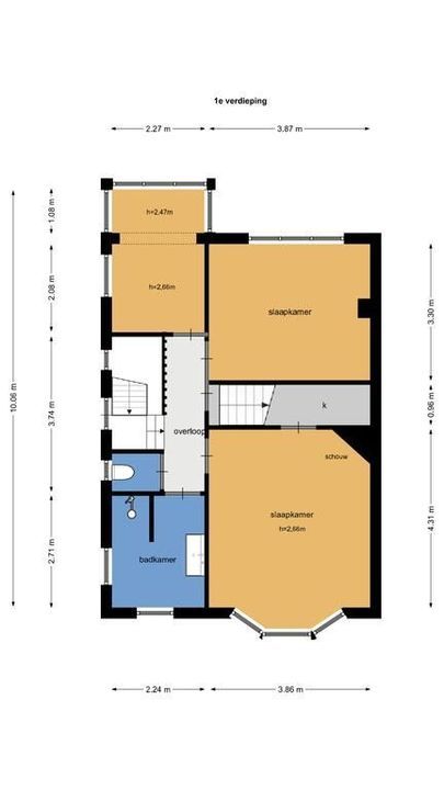 Vondellaan 63, Bussum plattegrond-32