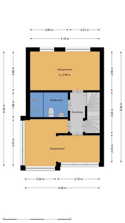 Binnendoor 33, Hilversum plattegrond-21
