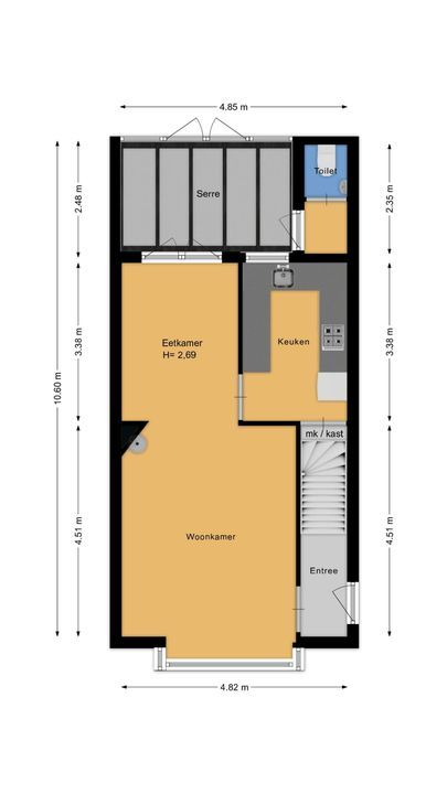 Heidestraat 42, Hilversum plattegrond-42