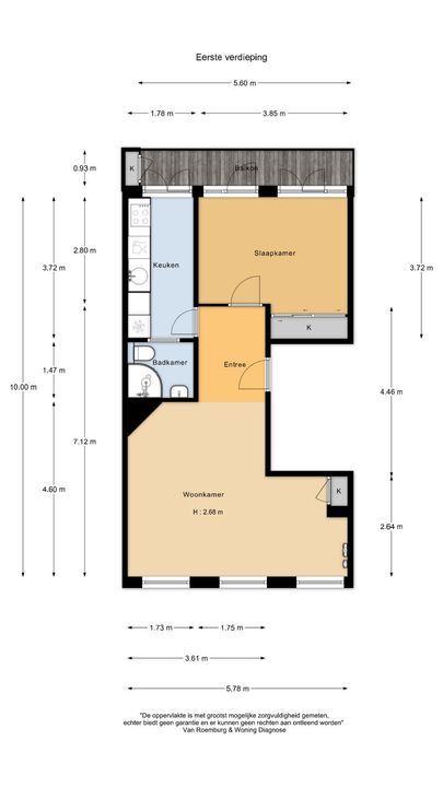 Legmeerstraat 63 1, Amsterdam plattegrond-20