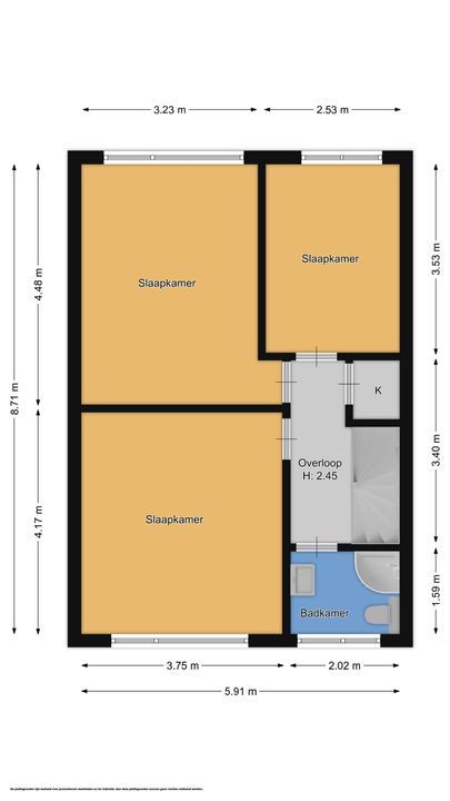 Calvijnhof 13, Hilversum plattegrond-34