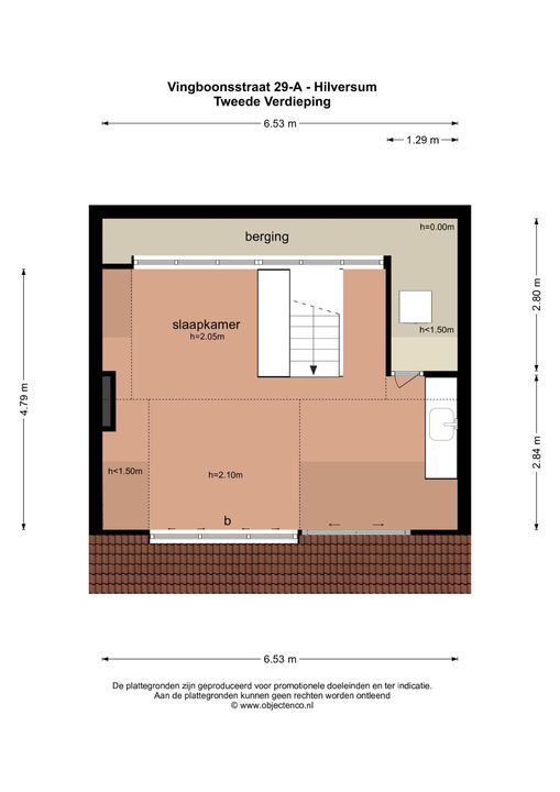 Vingboonsstraat 29 A, Hilversum plattegrond-38