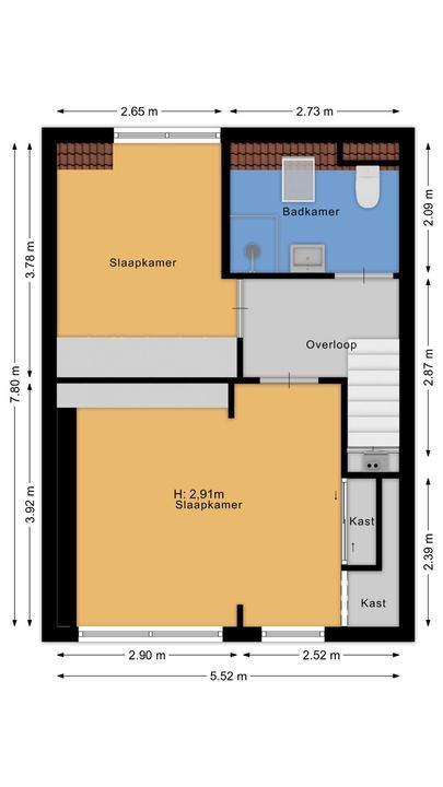 Van Leeuwenhoekstraat 3, Hilversum plattegrond-33