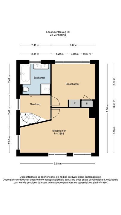 Loosdrechtseweg 63, Hilversum plattegrond-48