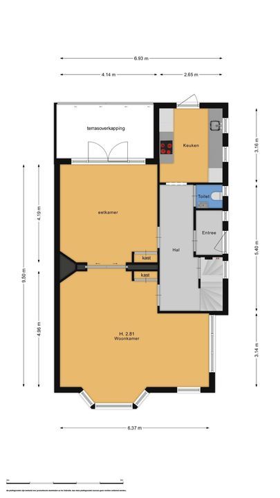 Snelliuslaan 43, Hilversum plattegrond-44